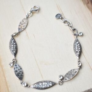 Silpada - Icy Elements Sterling Silver Swarovski Crystal Bracelet